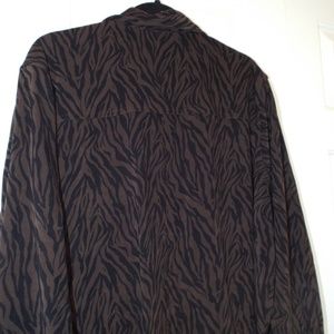 Denim & Co Animal Print Size 2X Women's